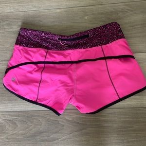 adorable lululemon speed up shorts